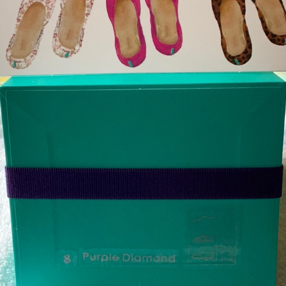 💜TIEKS PURPLE DIAMOND BALLET FLATS  💜NWT 💜 - Picture 15 of 16